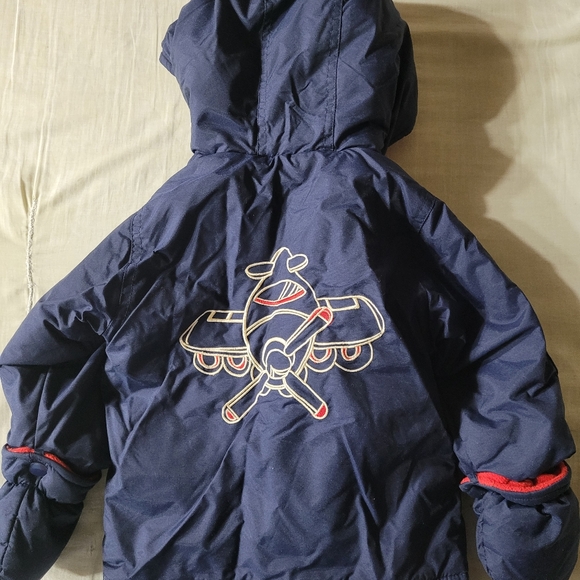 18 Months Babies Winter Coat with Pants, Gloves and Booties - Picture 8 of 16